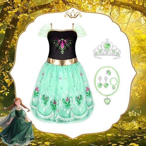 HAMSILY Princess Dress Up Clothes for Little Girls 3 4 5 6 Year Old