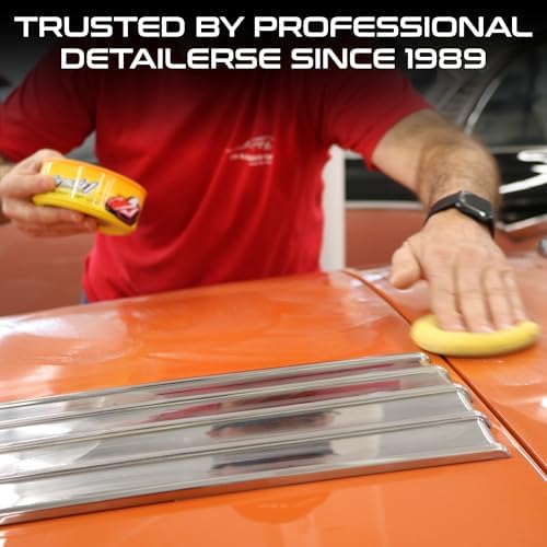 Formula 1 Carnauba Car Wax Paste, High Gloss Shine & Water Beading, 8oz