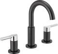 Delta Nicoli Brushed Gold Faucet 3 Hole, 8 Inch Widespread Bathroom Sink Faucet for Vanity, Push-Pop Drain Assembly, Champagne Bronze 35749LF-CZ