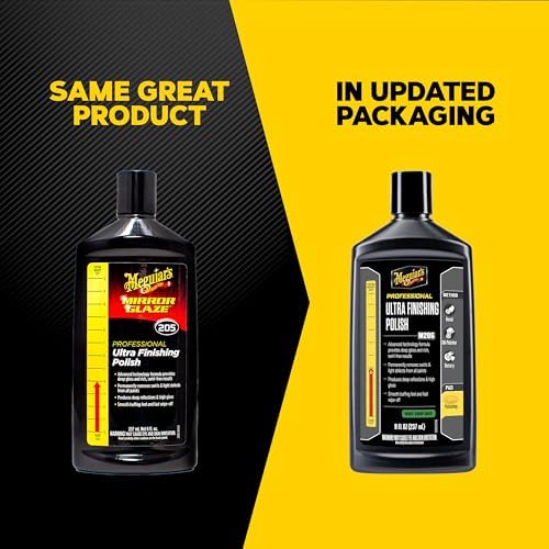 Meguiar's Professional M205 Ultra Finishing Polish Mirror Glaze, 8oz