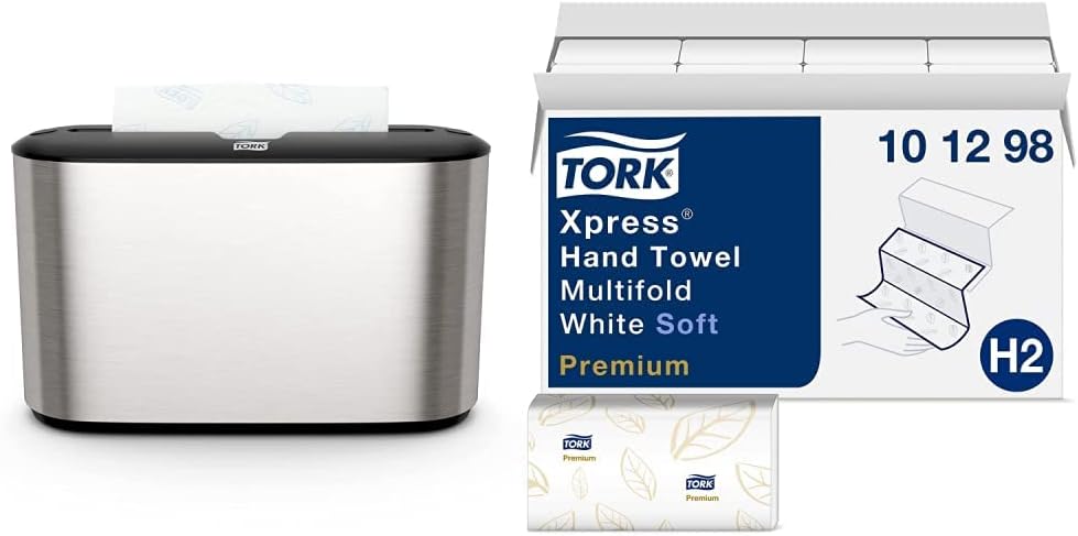 Tork Xpress Paper Towel Dispenser, H2/H23 Multifold Compatible, 302020