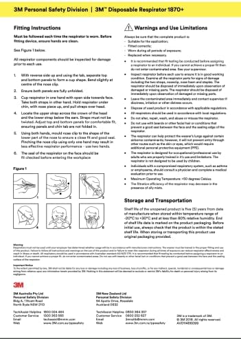 3M- Aura 1870+ Niosh Certified - Pack of 20, White