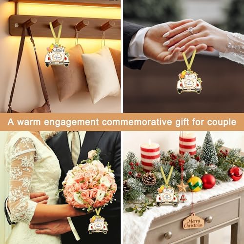 Sereney Engagement Gifts for Couples, Engagement Christmas Ornament 2026