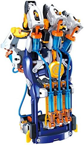 Thames & Kosmos Mega Cyborg Hand STEM Experiment Kit | Build Your Own GIANT Hydraulic Amazing Gripping Capabilities Adjustable for Different Sizes Learn Pneumatic Systems