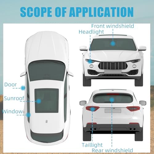 Butyl Sealant Tape, 13Ft Butyl Rubber Sealant Headlight Glue Sealant Rope for Automotive (Car, RV, Marine) for Installing Car Part, Windows, Doors and Windshield etc.