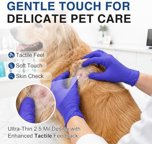 Schneider Medical Nitrile Exam Gloves, Powder & Latex Free, Darkblue
