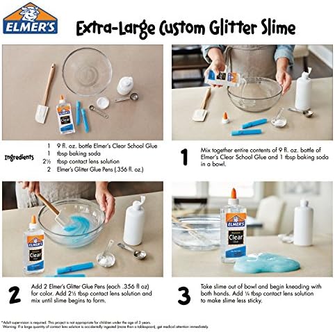 Elmer's E305 School Glue Washble Clear, 5 oz, Clear