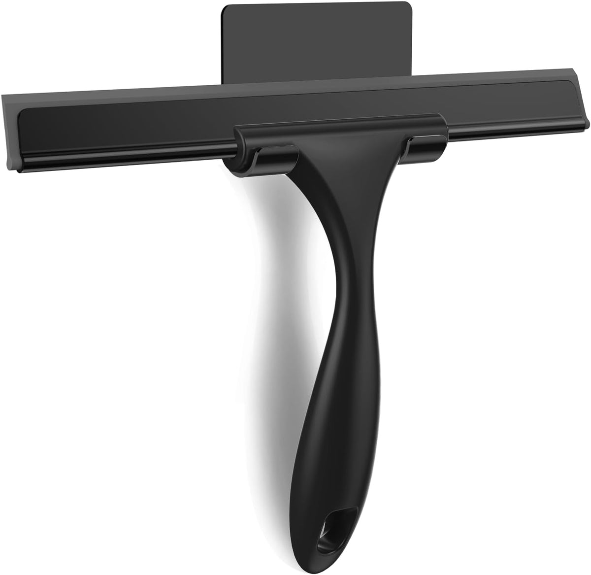 SetSail Squeegee for Shower Glass Door, 10 Inches, Black