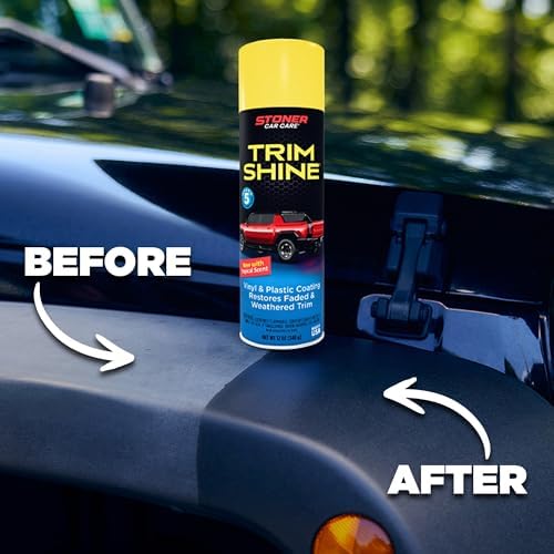 Stoner Car Care Trim Shine Black Trim & Plastic Restorer, 12 oz