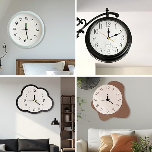3PCS Clock Mechanism Kit, Quartz Clock Movement Replacement