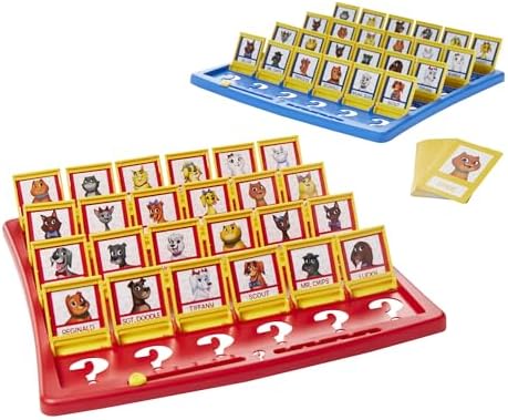 Hasbro Gaming Guess Who? Plus Board Game with People & Pet Cards