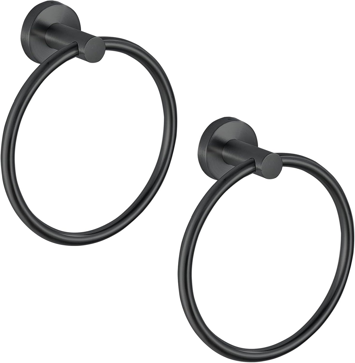 Towel Ring, Bathroom Hardware Accessories, Wall-Mounted Towel Ring, Simple Round Stainless Steel Towel Rack, for Bathroom and Kitchen (Gold)