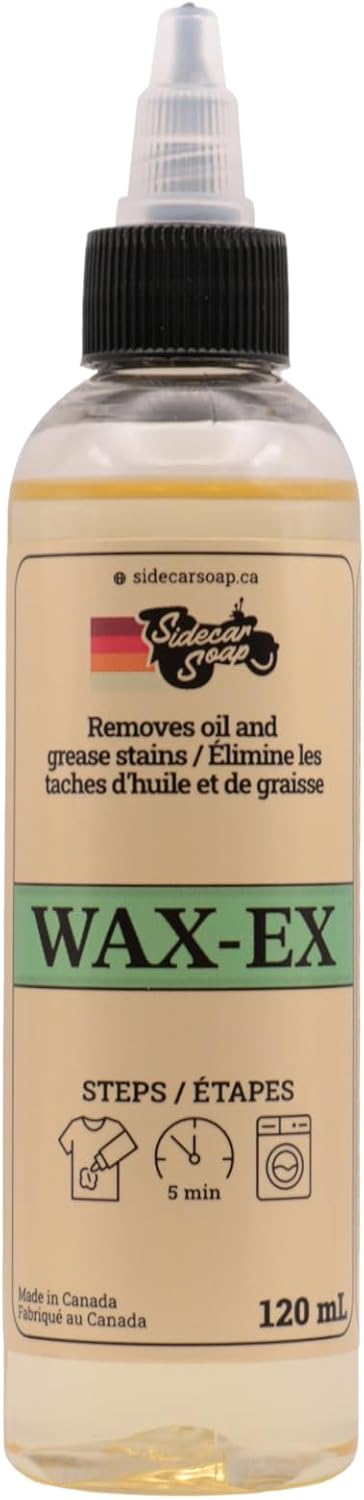 WAXEX Oil and Grease Stain Remover for Clothes - Sidecar Soap
