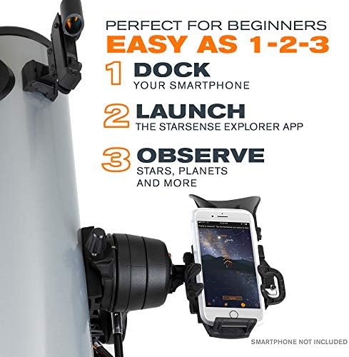 Celestron StarSense Explorer DX 130AZ Smartphone Guided Newtonian Telescope
