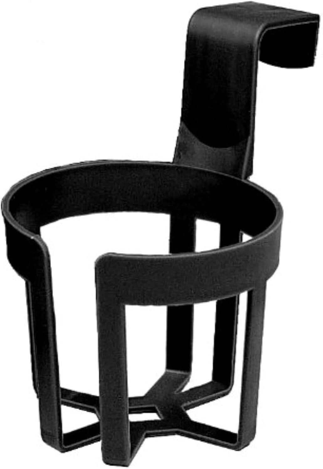 Large Plastic Cup & Beverage Holder, Black, 44oz (3.5L), Pack of 2