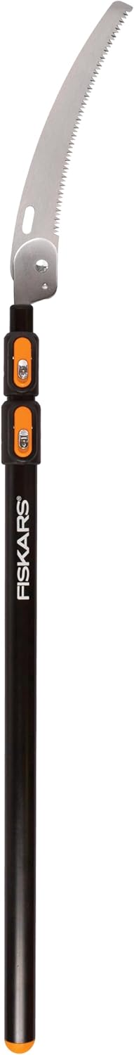 Fiskars 8-12 Ft Extendable 2-in-1 Tree Pruner & Pole Saw with Rotating Head