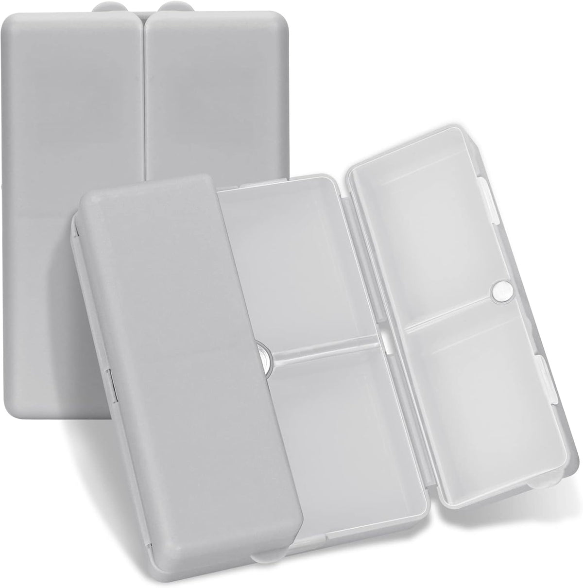 FYY Travel Pill Organizer, 7 Compartments Small Pill Box Medicine Case-Pink