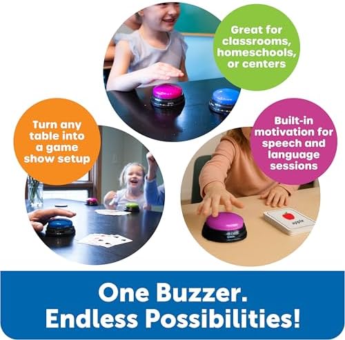 Learning Resources Answer Buzzers, Set of 4