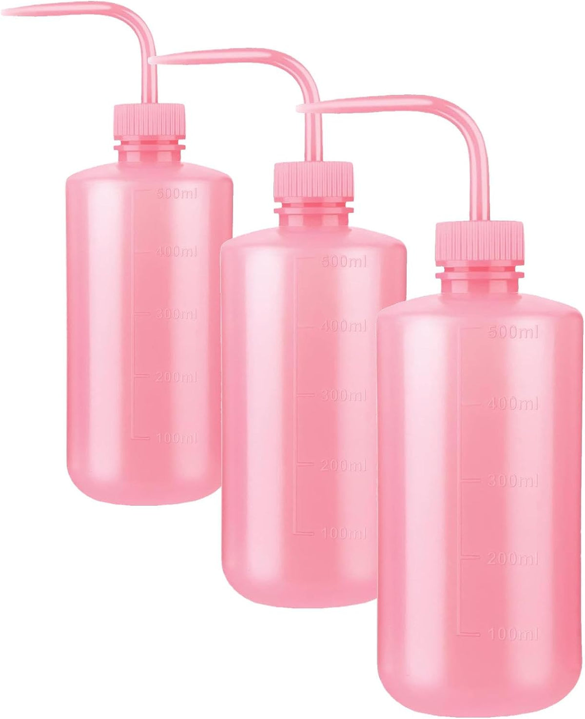 Valchoose 150ml Pink LDPE Squeeze Wash Bottle, Bent Nozzle Portable, 1 Pack