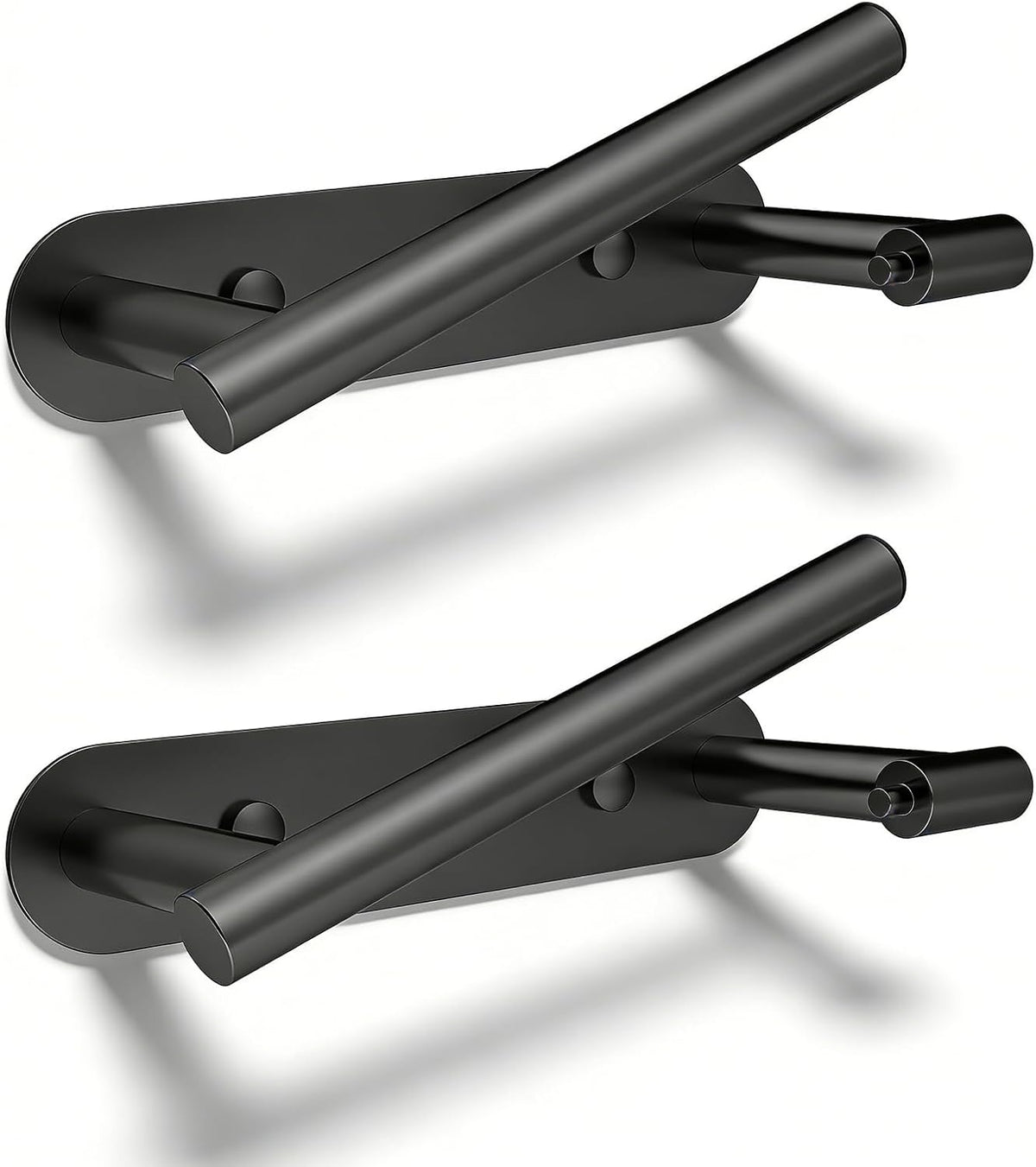 SetSail Toilet Paper Holder Adhesive or Screw-in Matte Black