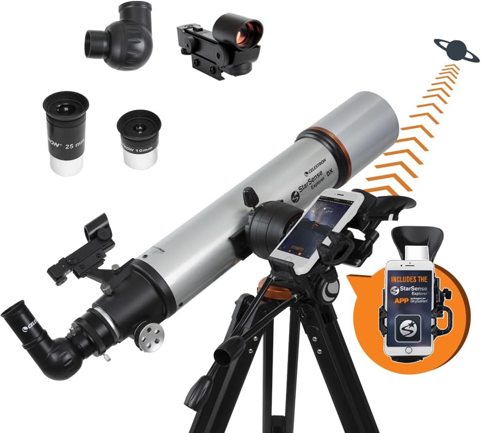 Celestron StarSense Explorer DX 130AZ Smartphone Guided Newtonian Telescope