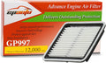 EPAuto GP997 (CA9997) Engine Air Filter Replacement for Subaru