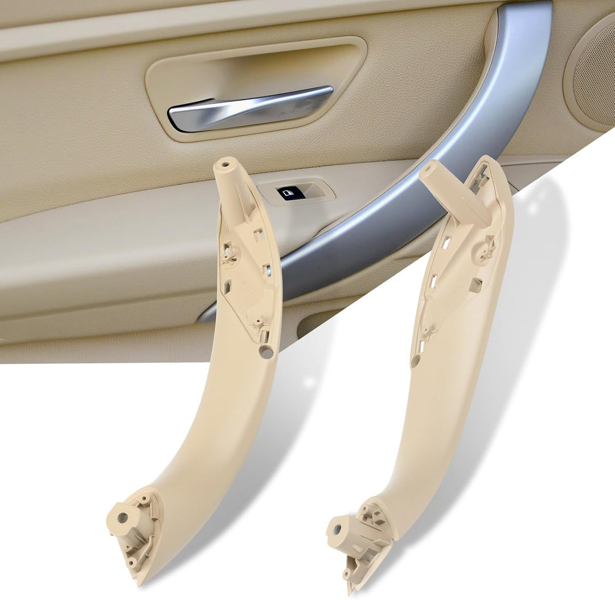 Jaronx 2PCS Door Handle Covers for BMW 3 Series F30/F31 4 Series F32