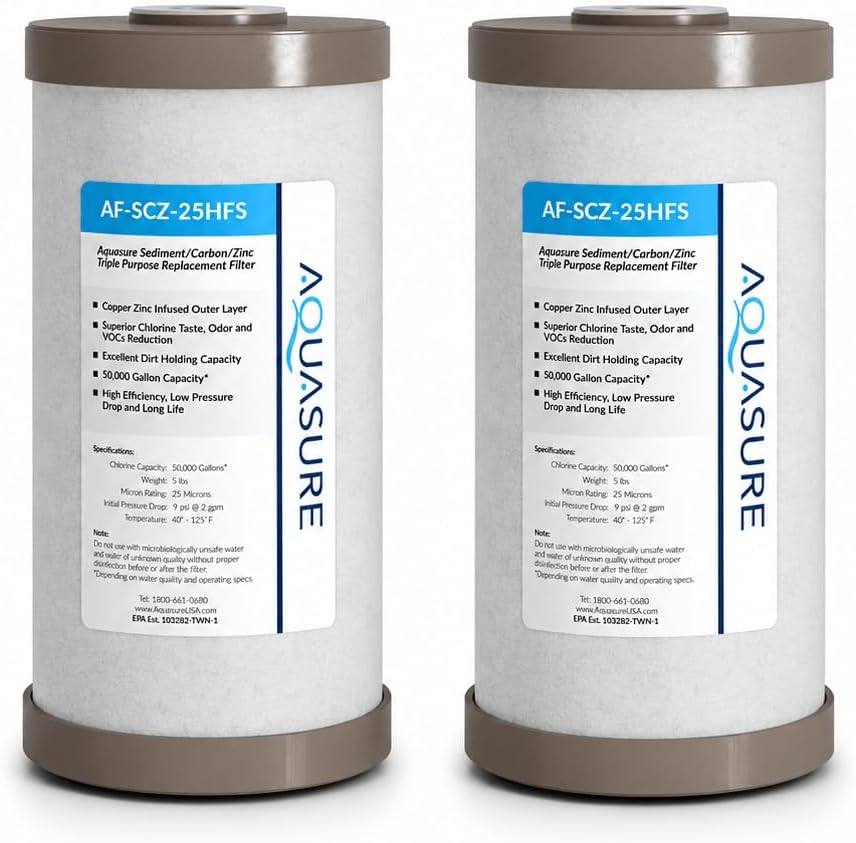 Aquasure Fortitude V2 Series Replacement Filters (1, Standard)