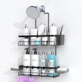 Hanging Shower Caddy Over Showerhead - Rustproof No Drill Shower Organizer