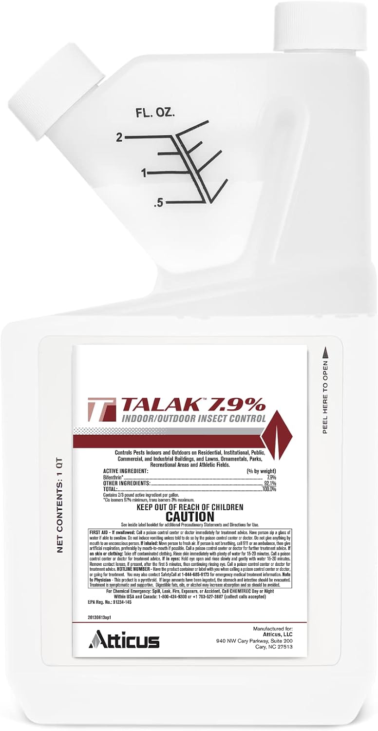 Atticus Talak 7.9% Indoor/Outdoor Bifenthrin Insecticide Concentrate (32oz)