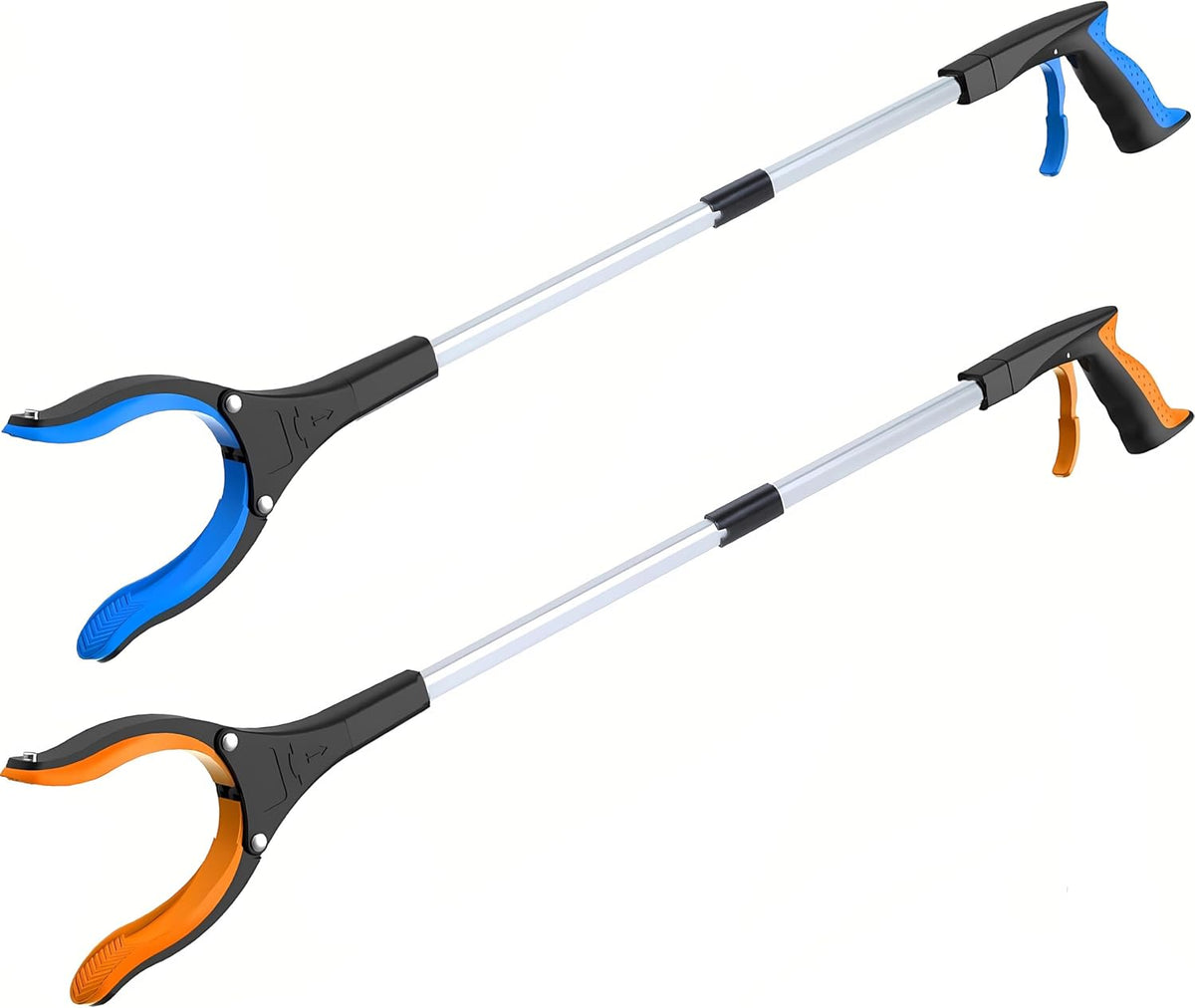 Grabber Reacher Tool - Foldable Gripper and Reaching Tool - Heavy Duty Pick Up Stick Grabbers for Seniors, Trash, Surgery Recovery Must Haves Gifts, 32” Picker Upper Grabber (Blue)
