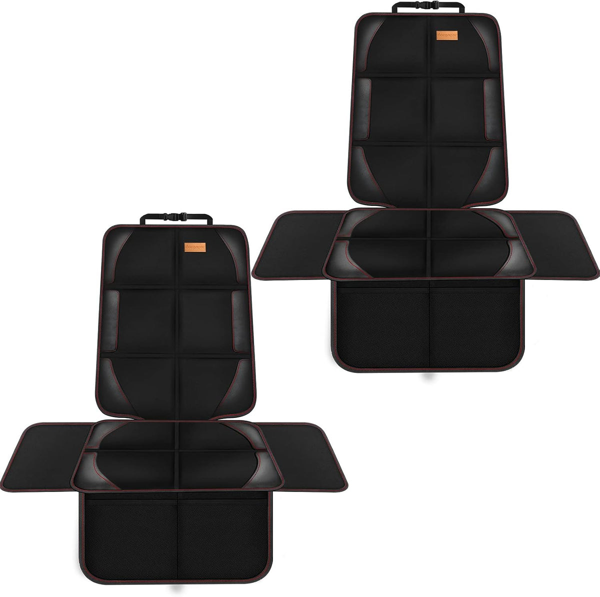Bacgnyer Car Seat Protector, 2 Pack of Seat Protectors, Thickest Padded 600D Fabric Padding, Waterproof, Durable, Anti Slip Backing, Child Seat Protection, Suitable for Babies, Toddlers, Children