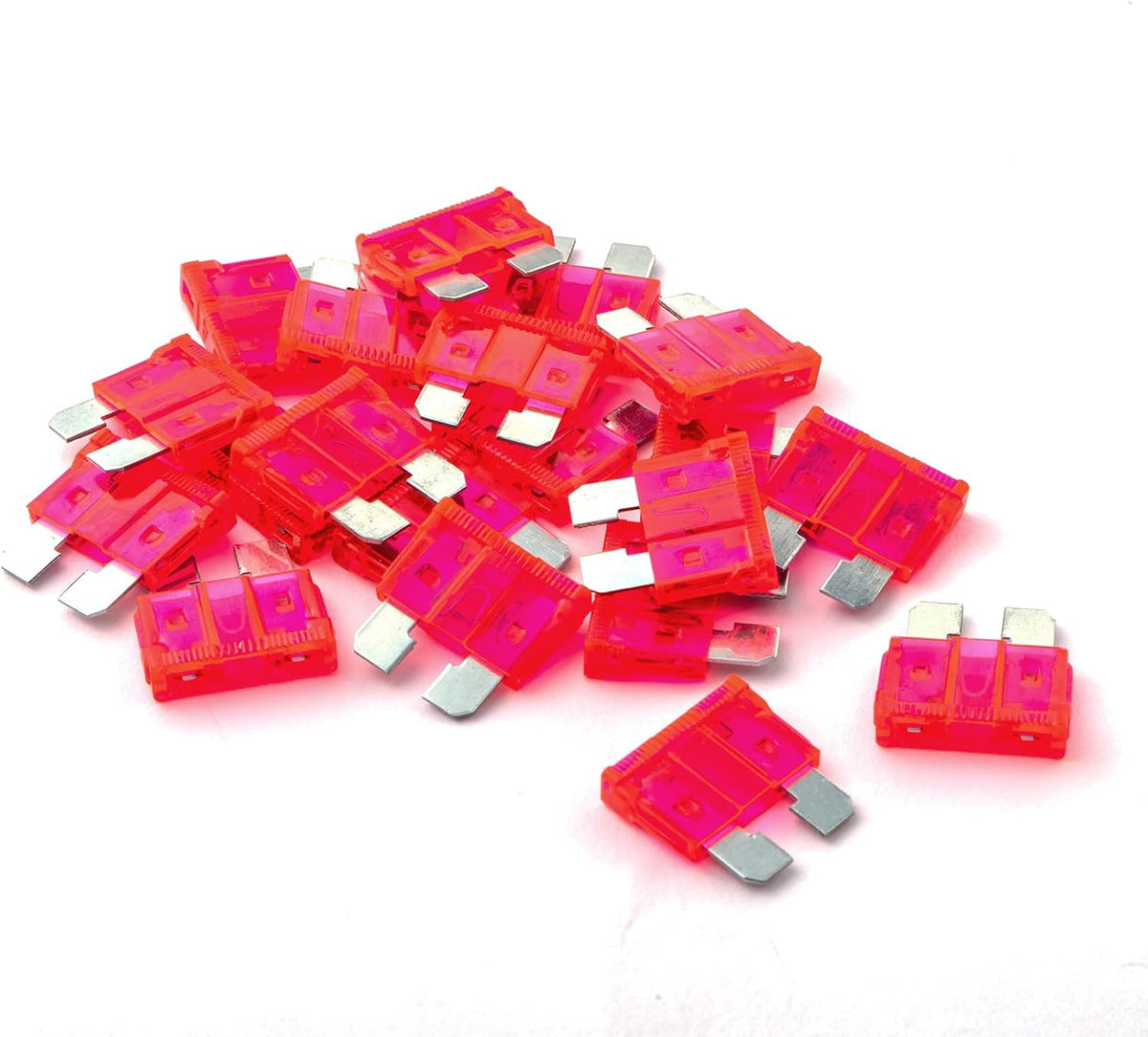 3 Amp Fuse HVAC ATO 20Pcs - 3A Standard Blade Car Fuses Replacement