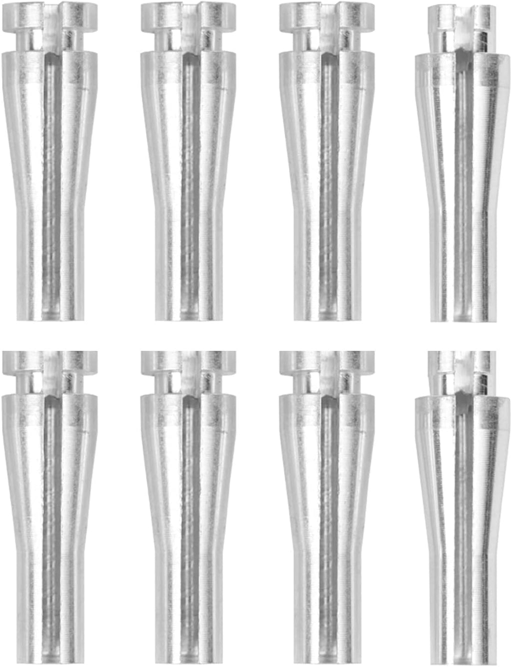 8 ENDS Door Latch Cable Repair Kit Compatible with Ford F-150, F-250, F-350, E-series, Ranger, Expedition, Excursion, Navigator (Four Cables - 6 Standard 2 Locking Cam) Aluminum
