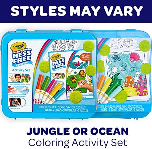 Crayola Color Wonder Mess Free Coloring Activity Set (30+ Pcs)