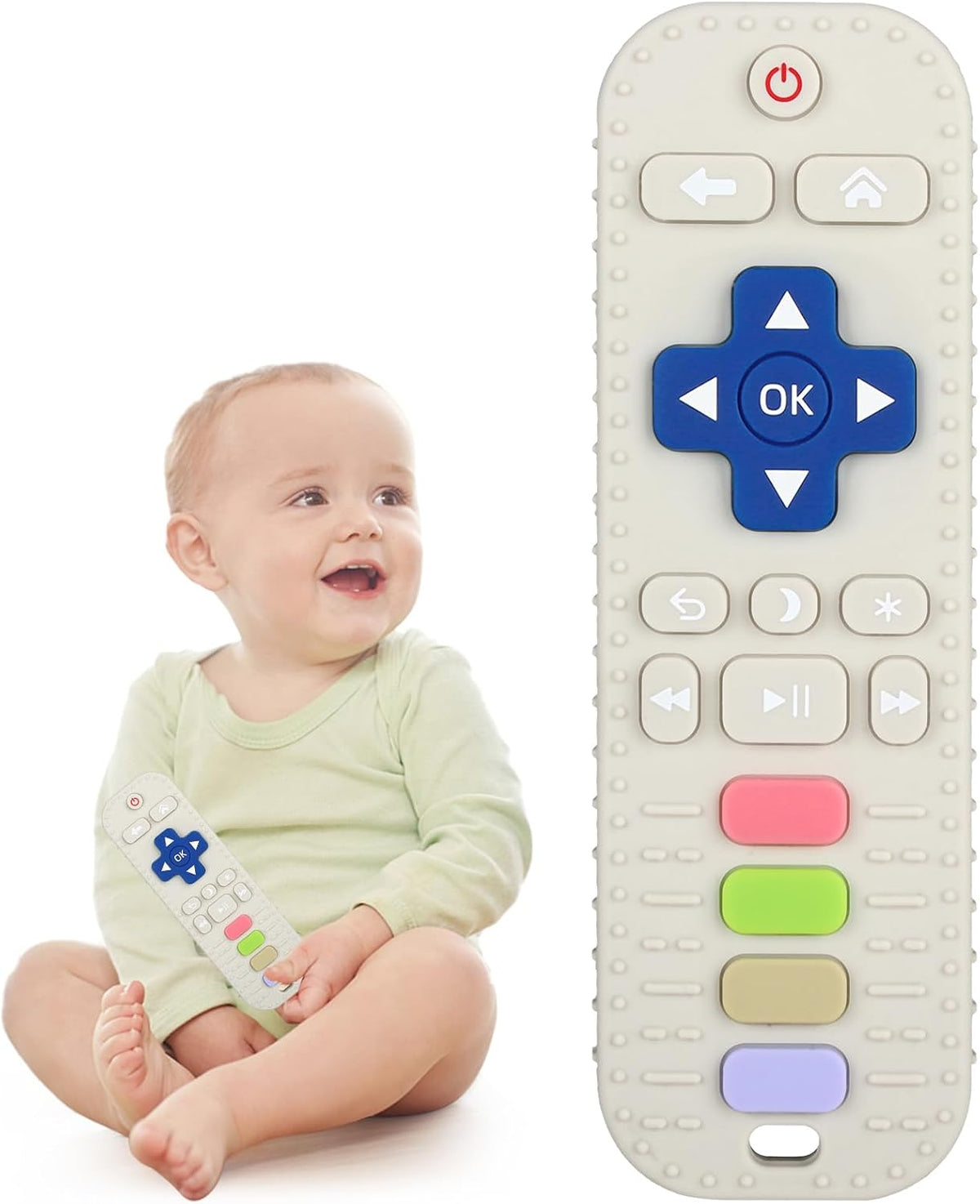 Chuya Baby Teether Toy Chew Toys for Babies 3-24 Months