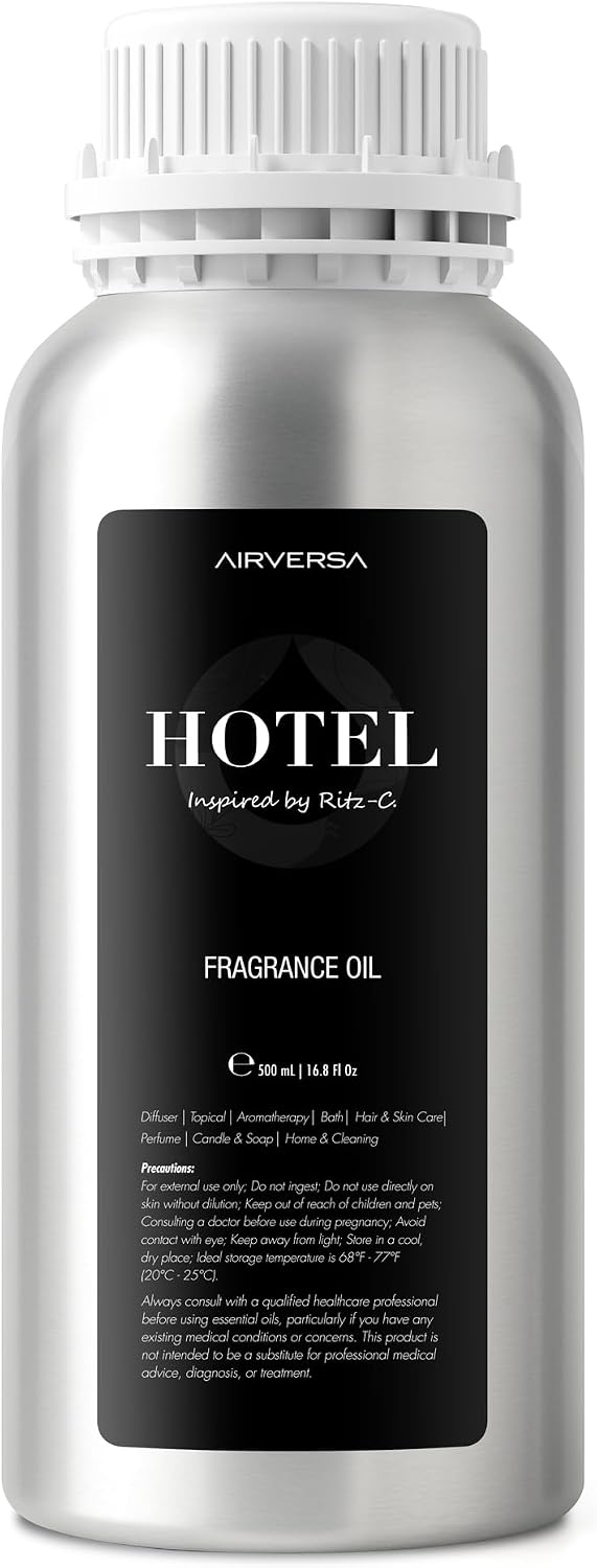 Airversa Fragrane Oil for Diffusers, Inspired by Ritz-C. 3.38 Fl Oz|100 mL