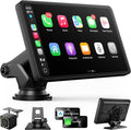 Carplay Screen for Car, 7" Wireless Apple Carplay & Android Auto