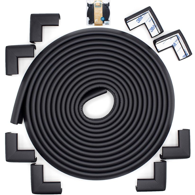 Roving Cove Baby Proof Corner Edge Protector, Small 15ft Edge 4 Corners