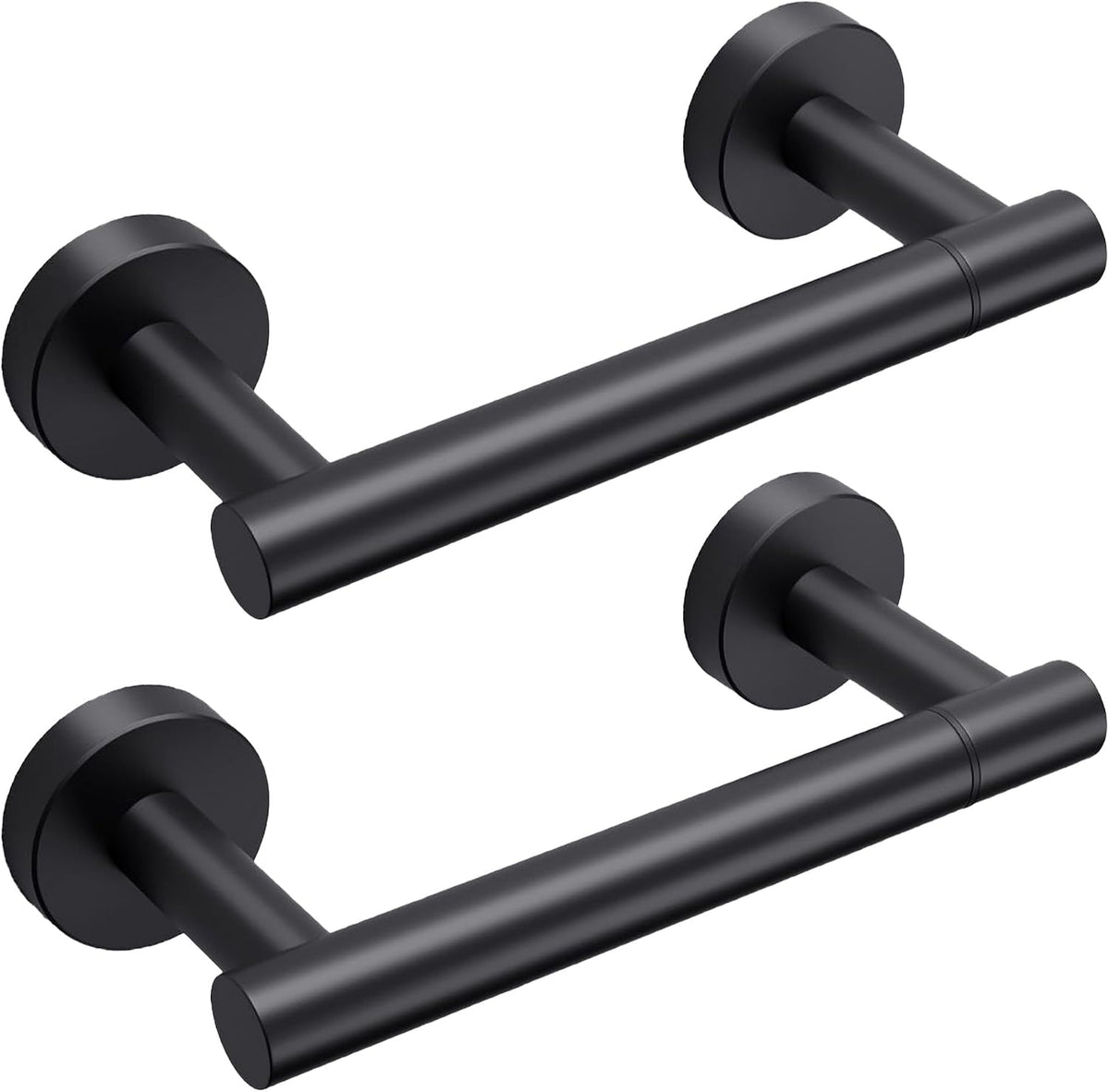 Day Moon™ - Matte Black Toilet Paper Holder Wall Mount - Modern Roll Holder