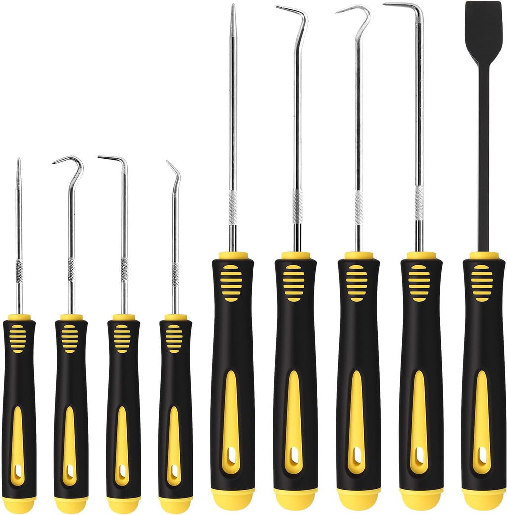 Hook and Pick Set – 10PCS Precision Pick Tools with Non-Slip Grip