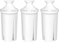 Fil-Fresh 3-Pack Water Filter Replacements for Brita Water Pitchers and Dispensers, NSF 53&42 Certified to Reduce Cadmium, Mercury, Copper, Zinc, BPA free, Lasts 2 Months or 40 Gallons