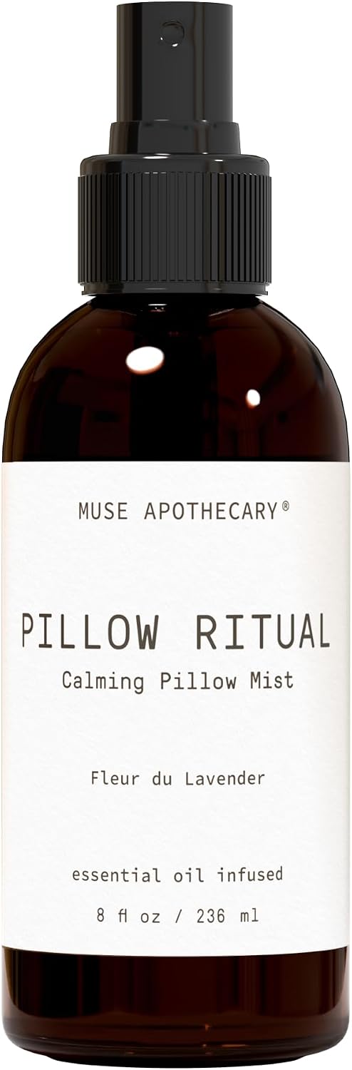 Muse Apothecary Linen Ritual - Aromatic, Soothing, and Relaxing Linen Spray for Bedding, Laundry and Fabric Spray Freshener - Infused with Aromatherapy Essential Oils - Lavender Serenity