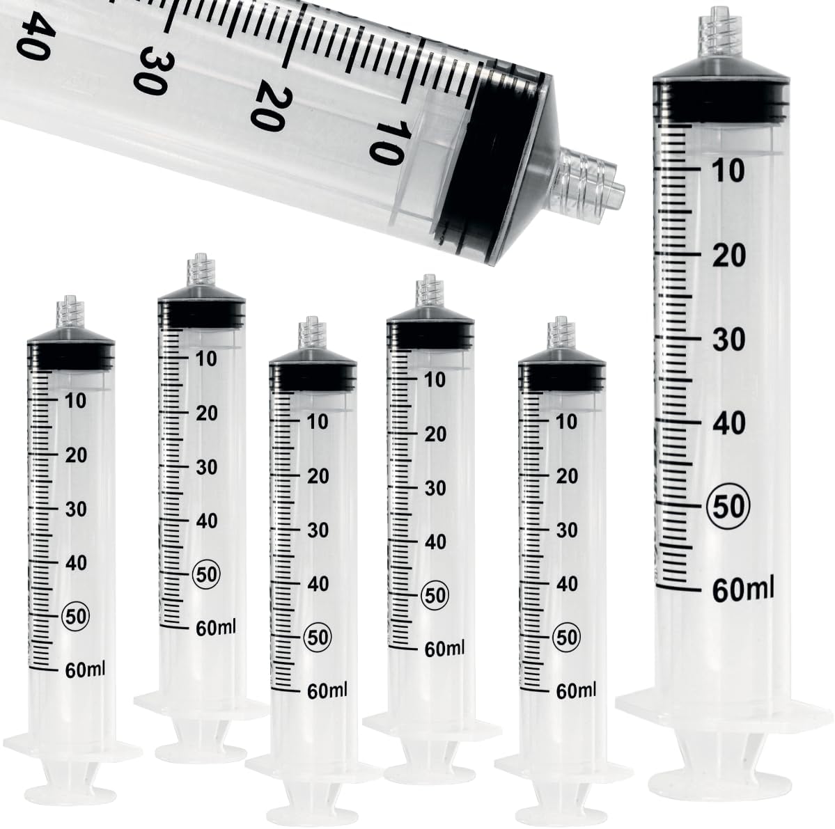 ONE-CARE Luer-Lock Syringe, 1 mL, 100 Count, Blister-Packed
