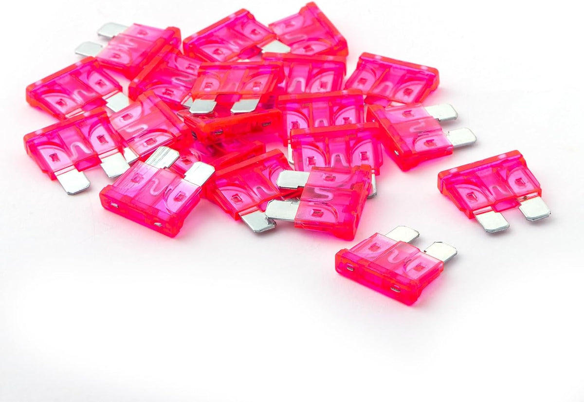 3 Amp Fuse HVAC ATO 20Pcs - 3A Standard Blade Car Fuses Replacement