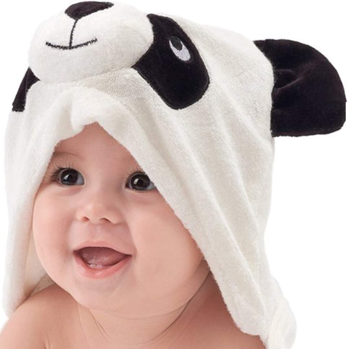 HIPHOP PANDA Ultra Soft Hooded Baby Towel - 2-Layer Thick 500GSM Absorbent