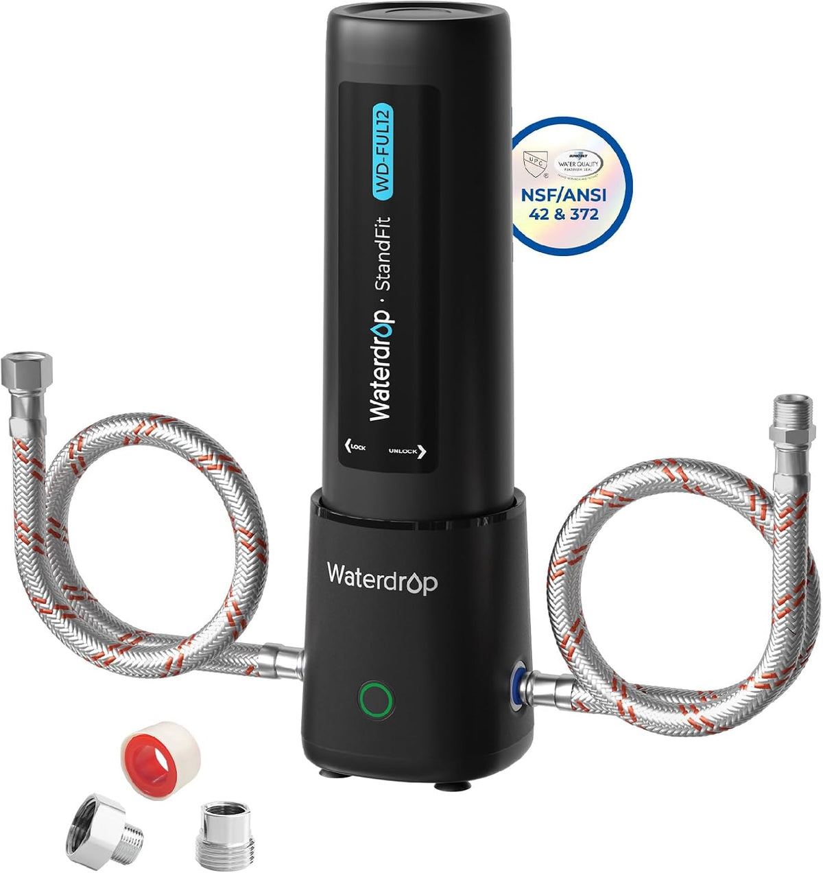 Waterdrop 10UA Under Sink Water Filter System, NSF/ANSI 42 Certified 1 Year