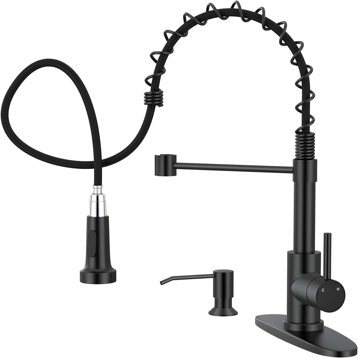 WEWE Drinking Water Faucet for RO System and Bar Sink, Brushed Nickel
