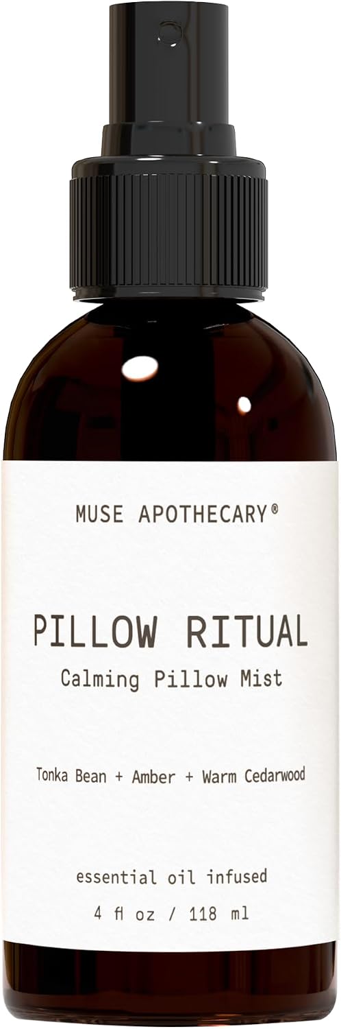 Muse Apothecary Linen Ritual - Aromatic, Soothing, and Relaxing Linen Spray for Bedding, Laundry and Fabric Spray Freshener - Infused with Aromatherapy Essential Oils - Lavender Serenity
