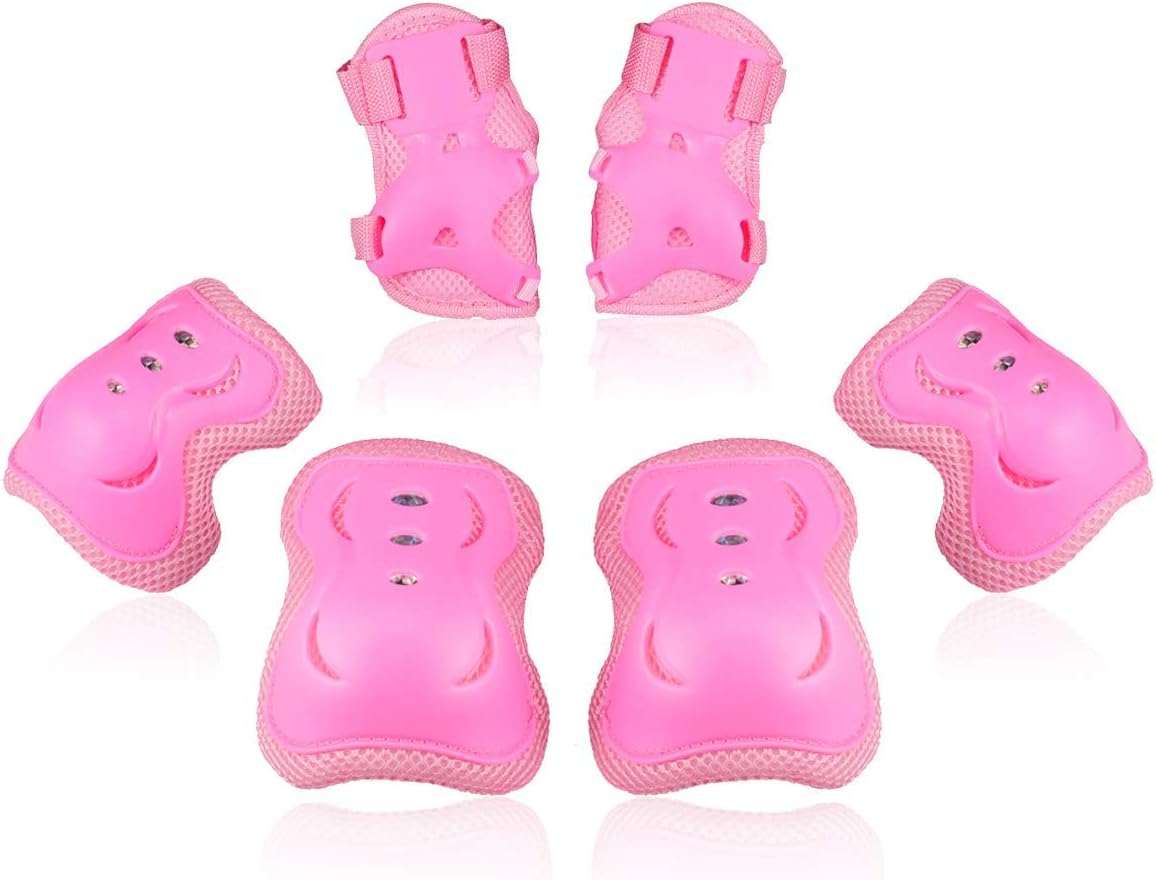 BOSONER Kids/Youth Knee Pad Elbow Pads Guards Protective Gear Set for Roller Skates Cycling BMX Bike Skateboard Inline Skatings Scooter Riding Sports